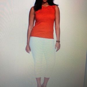 Lauren Ralph Lauren Plus Size Crochet-Sleeve Top